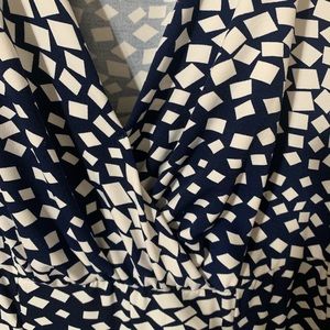 Haani Dresses - Navy Blue and White Dress Haani Dresses - Navy Blue and White Dress